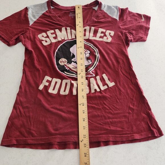 Florida‎ State Seminoles T-Shirt Nike Red Womens Large EUC - Picture 7 of 7
